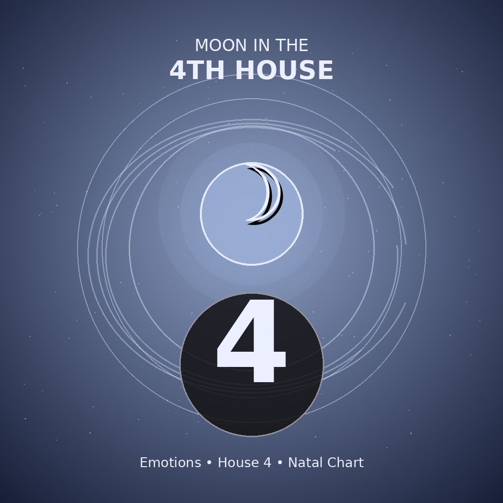 Moon in the 4th House