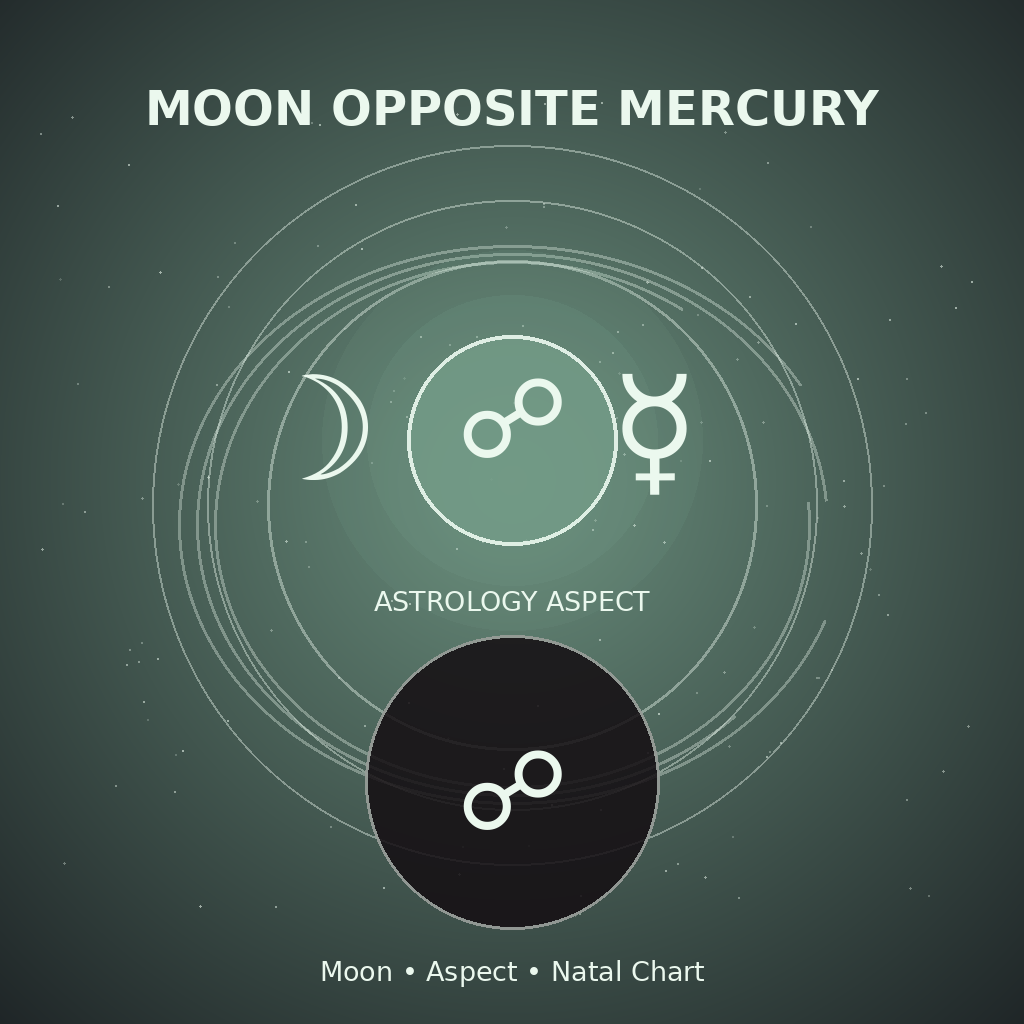 Moon Opposite Mercury