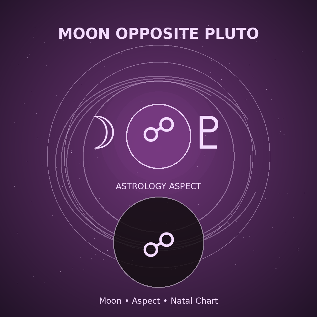 Moon Opposite Pluto