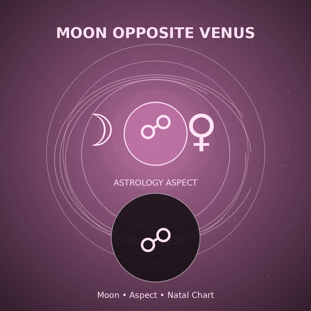 Moon Opposite Venus