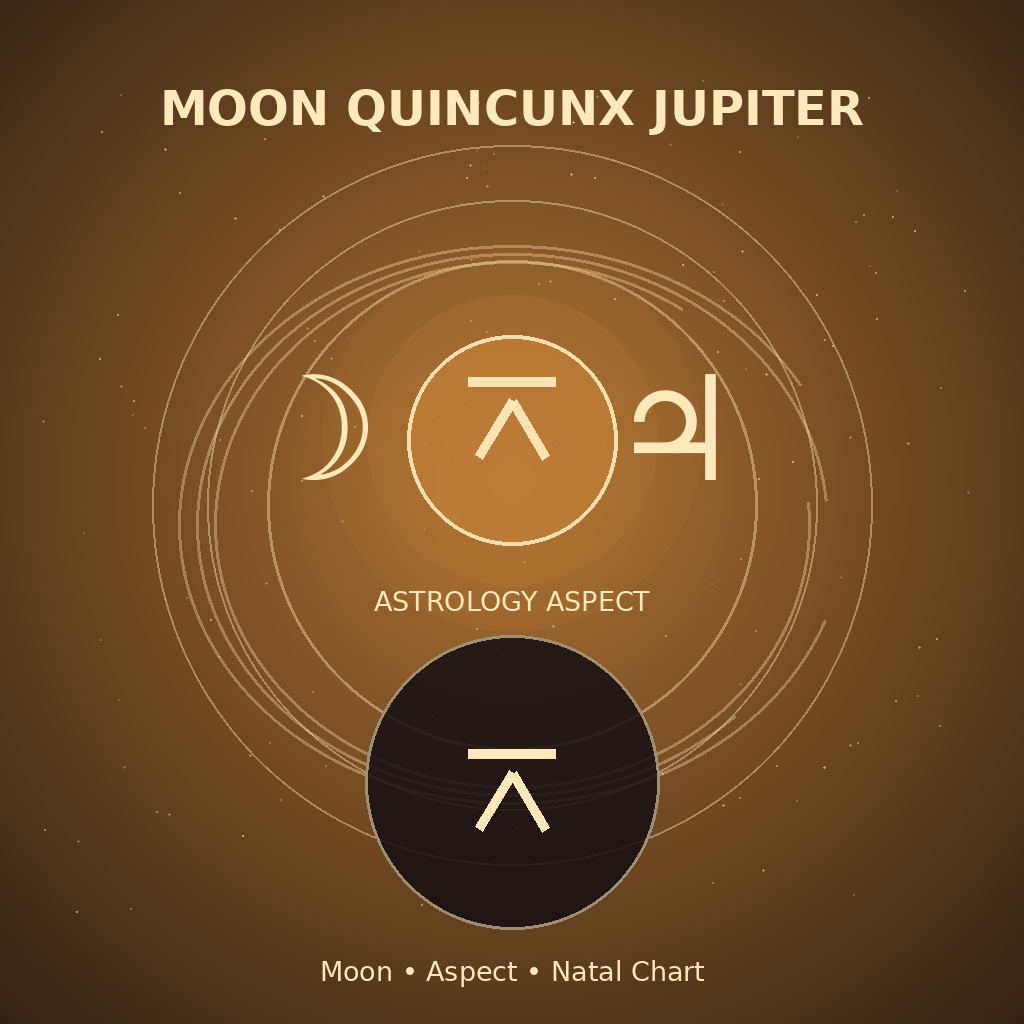 Moon Quincunx Jupiter