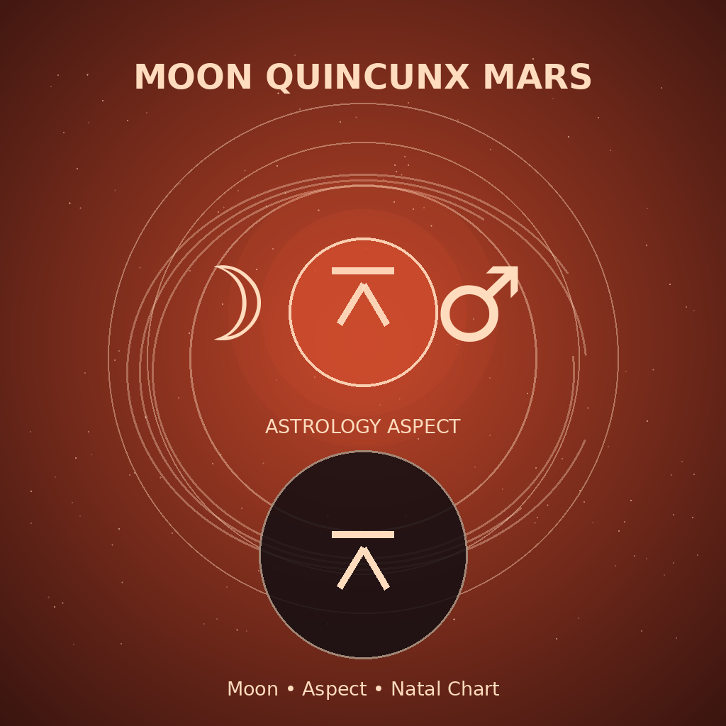 Moon Quincunx Mars