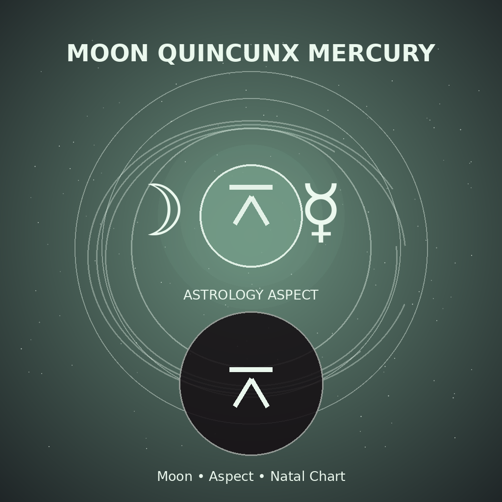 Moon Quincunx Mercury