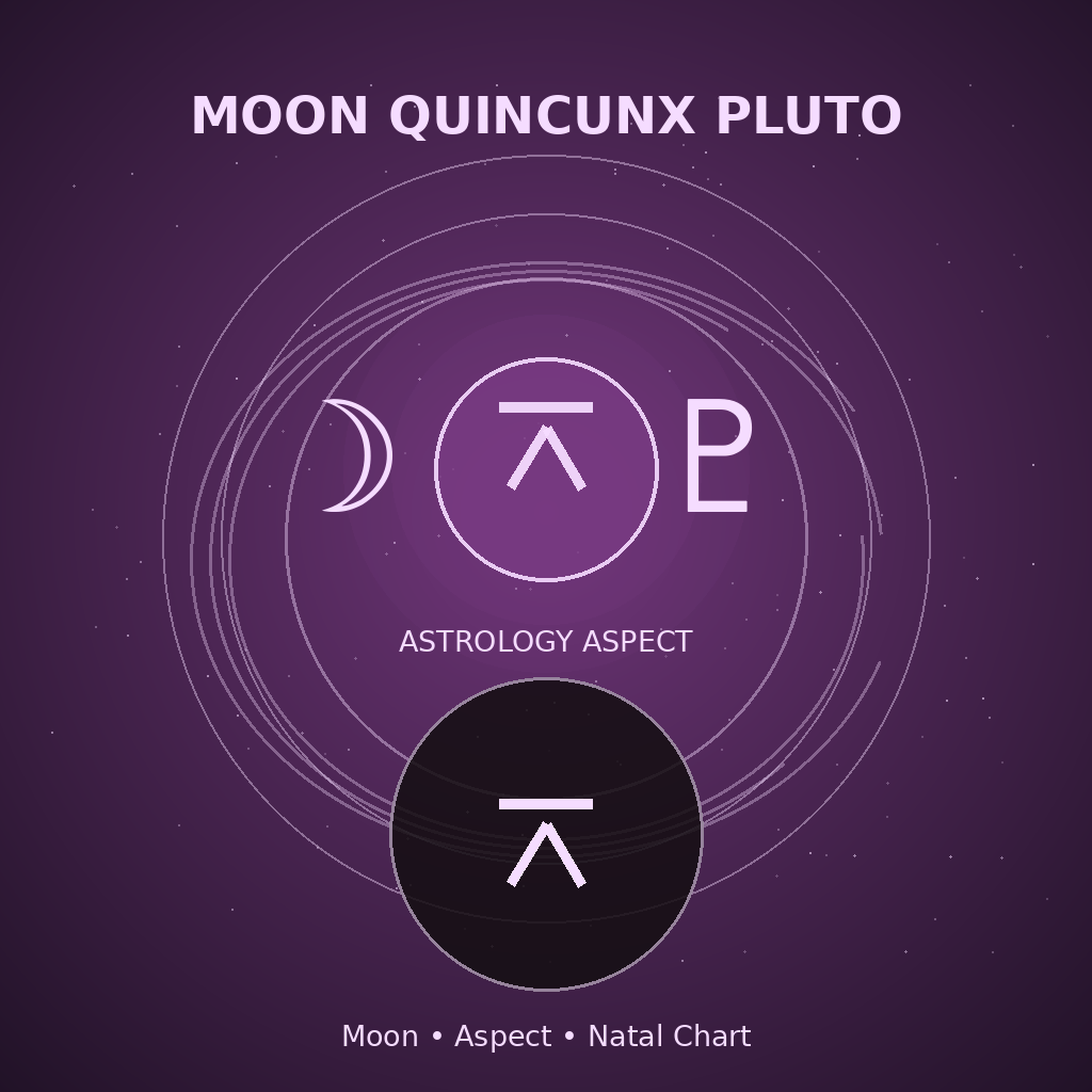 Moon Quincunx Pluto