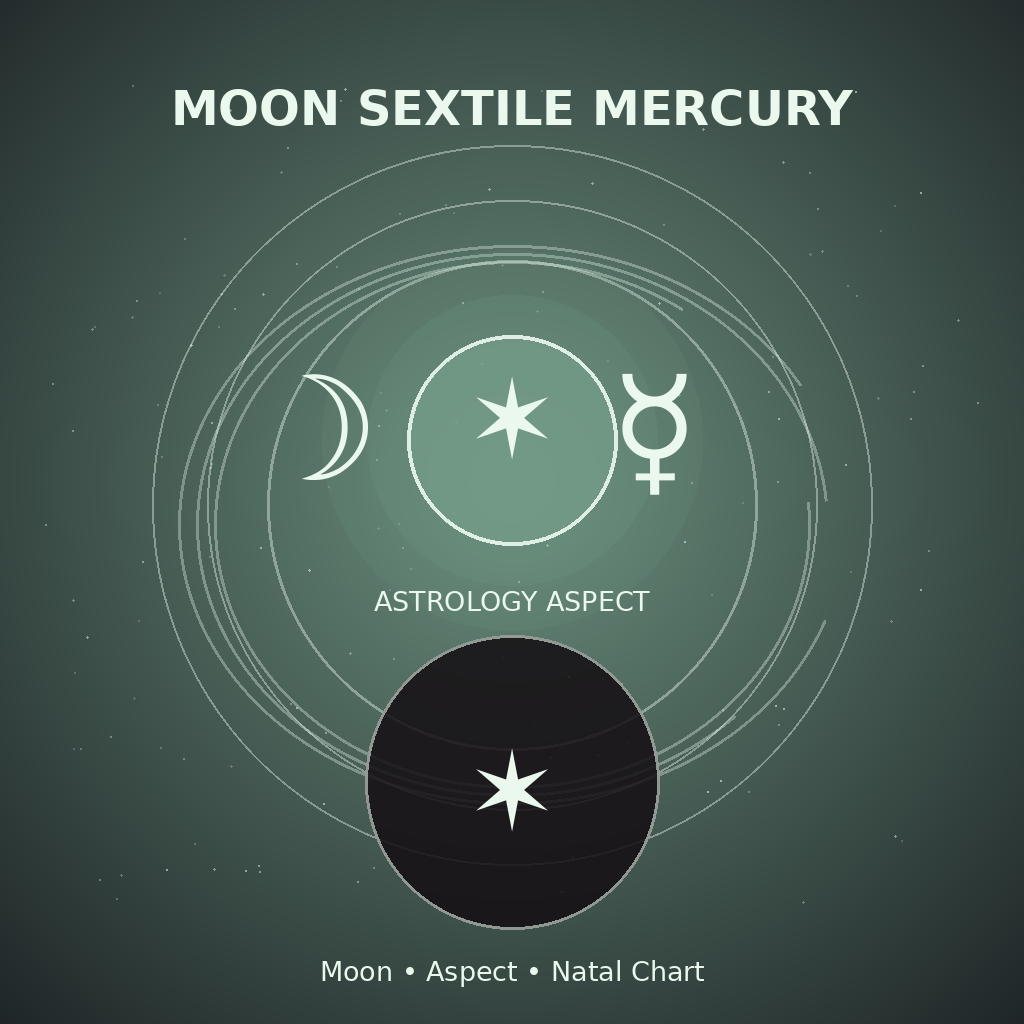 Moon Sextile Mercury