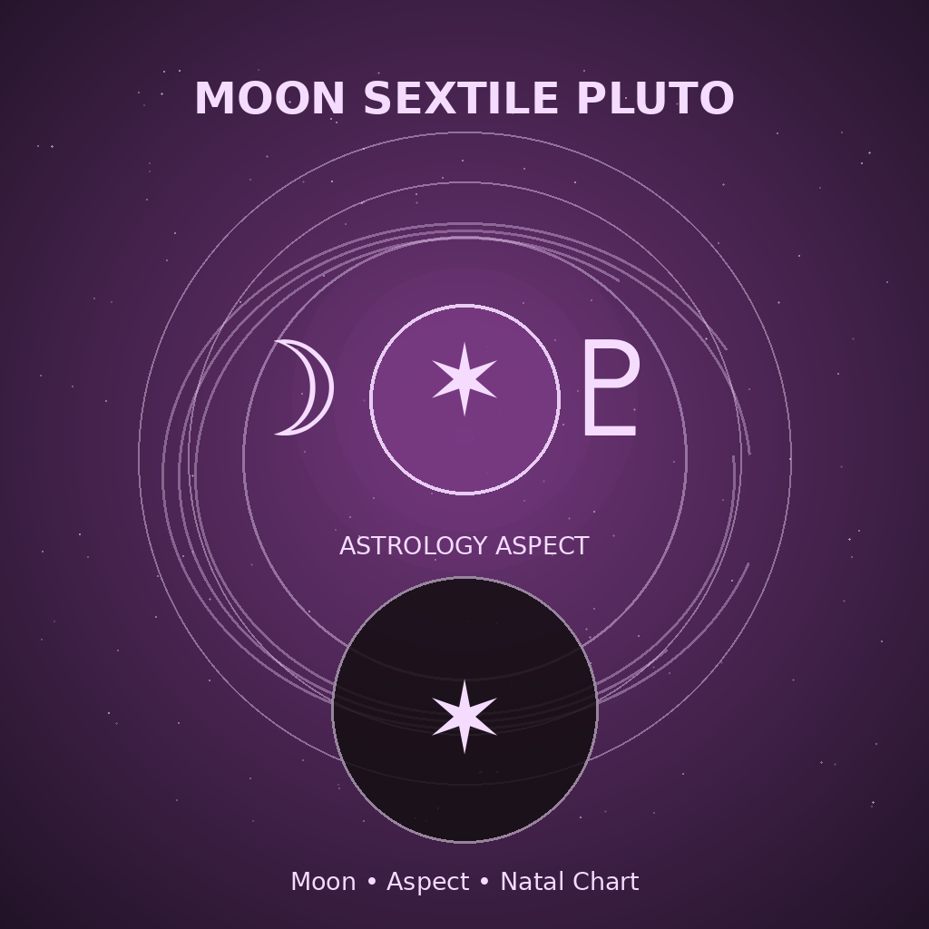 Moon Sextile Pluto