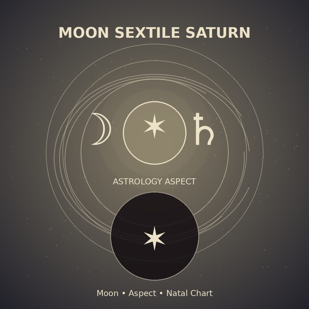 Moon Sextile Saturn