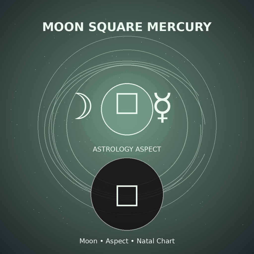 Moon Square Mercury
