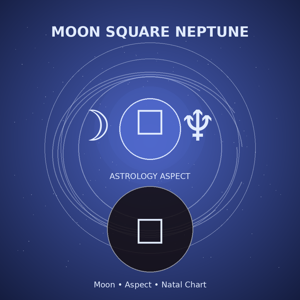 Moon Square Neptune