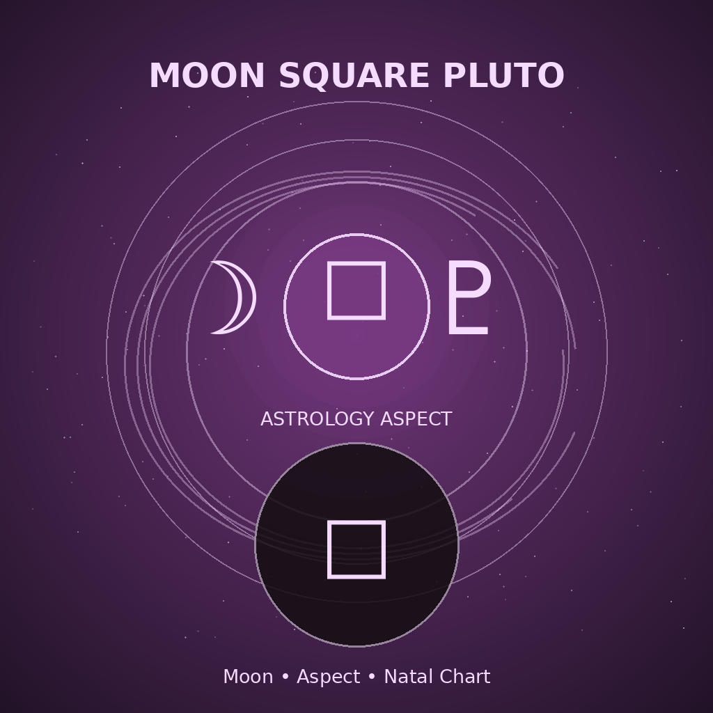 Moon Square Pluto