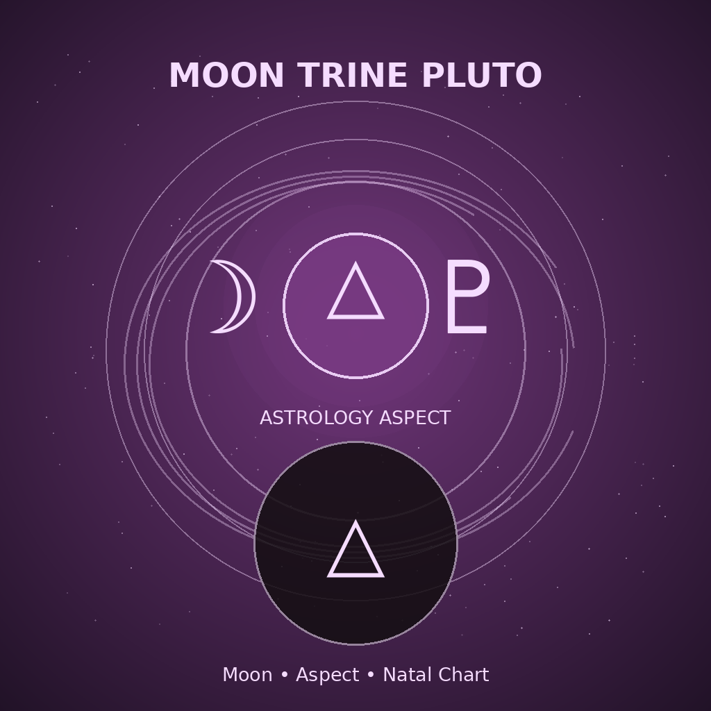 Moon Trine Pluto