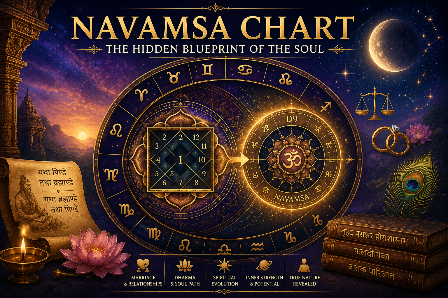 The Navamsa Chart in Vedic Astrology