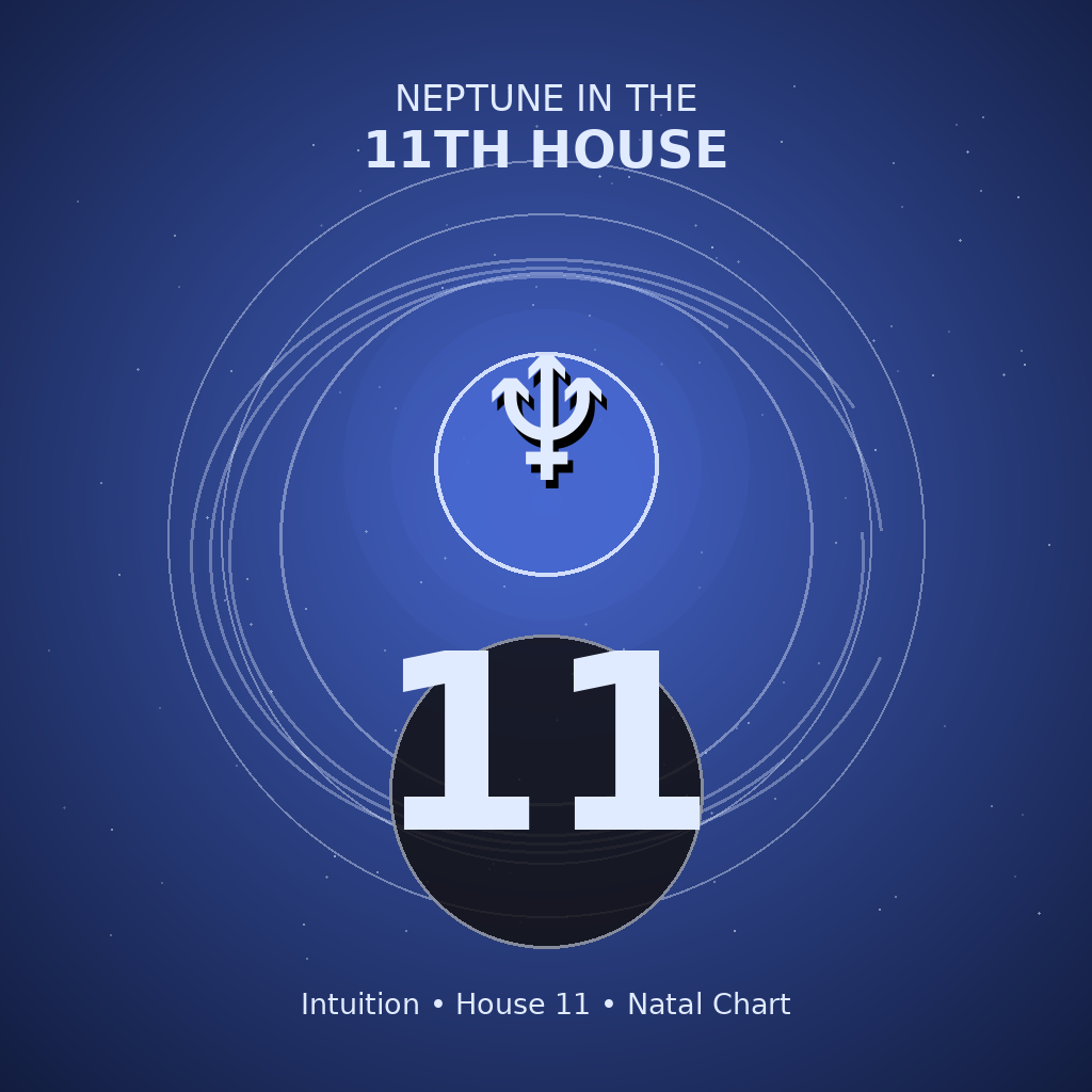 Neptune in the 11th House