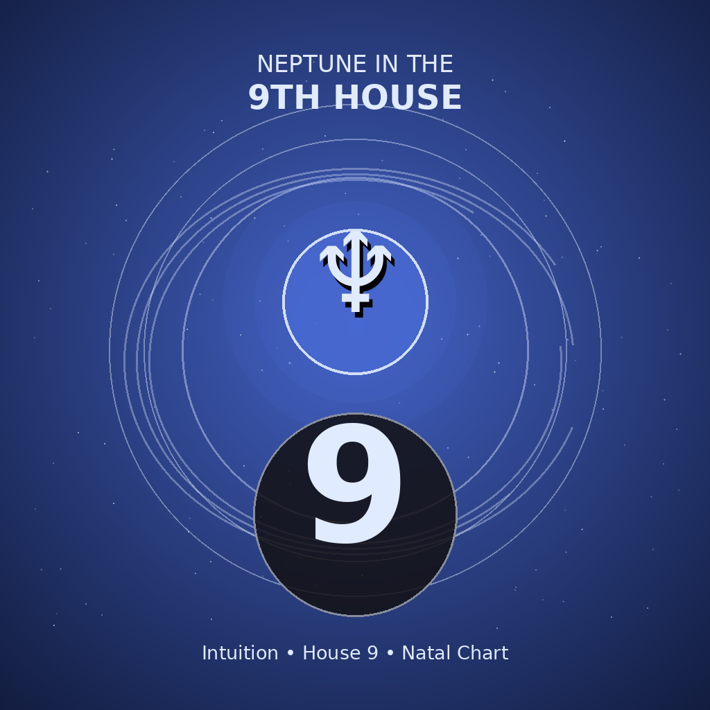 Neptune in the 9th House