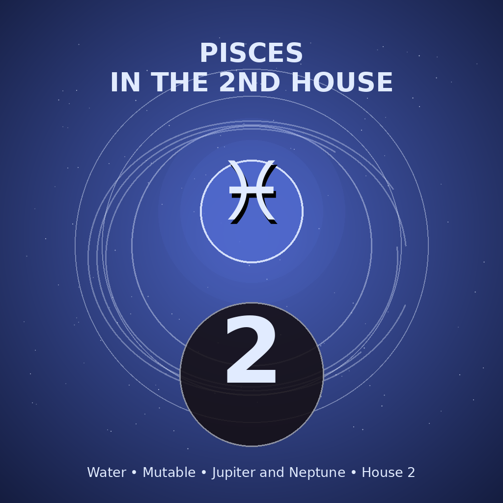 Pisces in the 2nd House