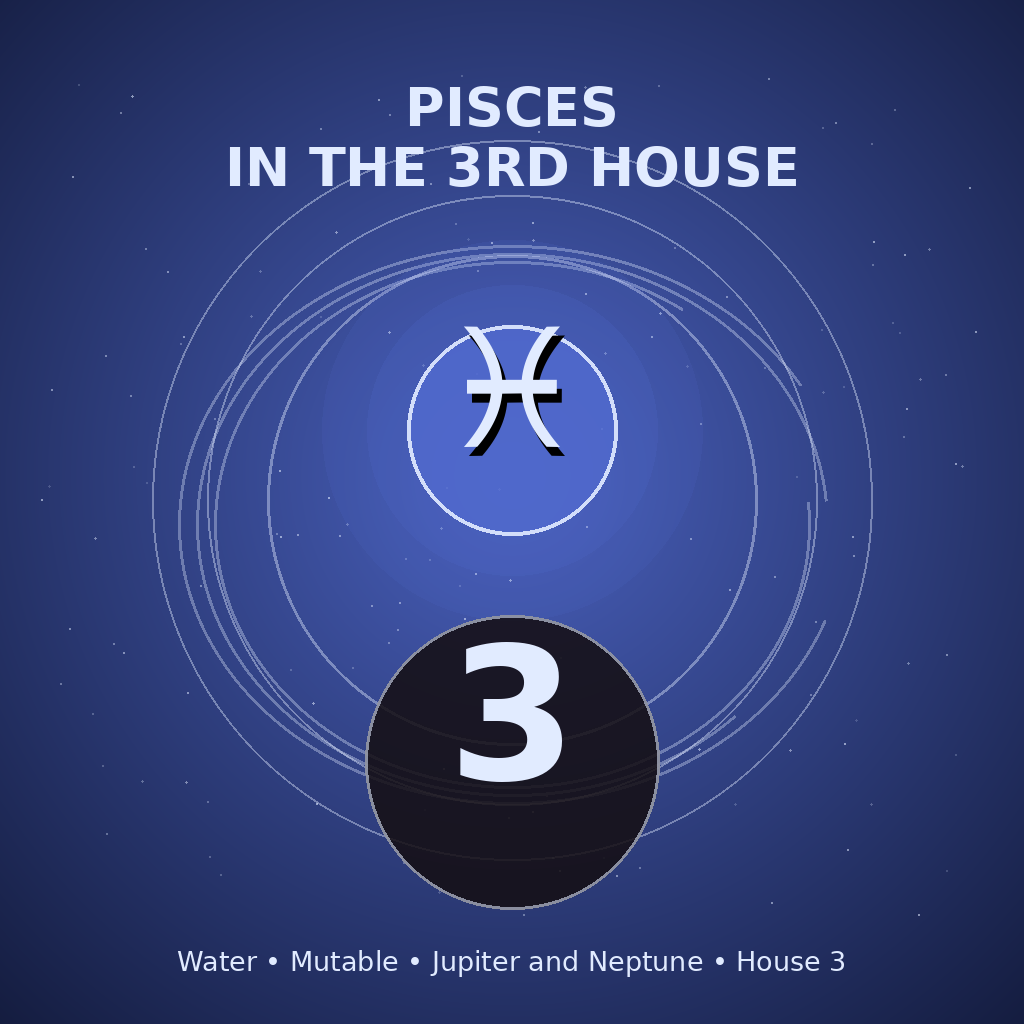 Pisces in the 3rd House