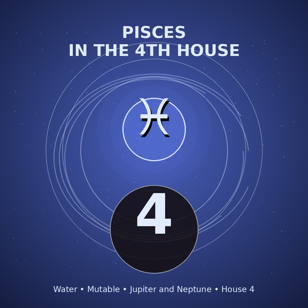 Pisces in the 4th House