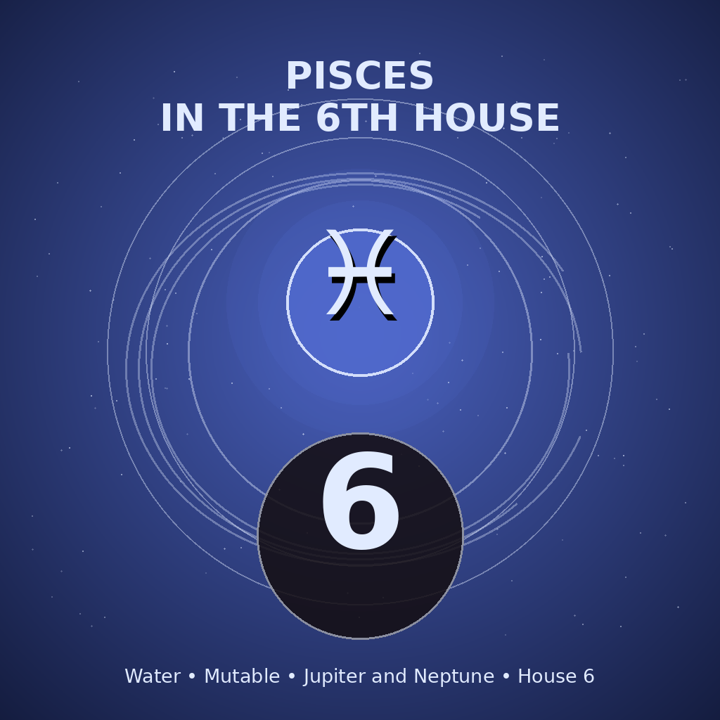 Pisces in the 6th House