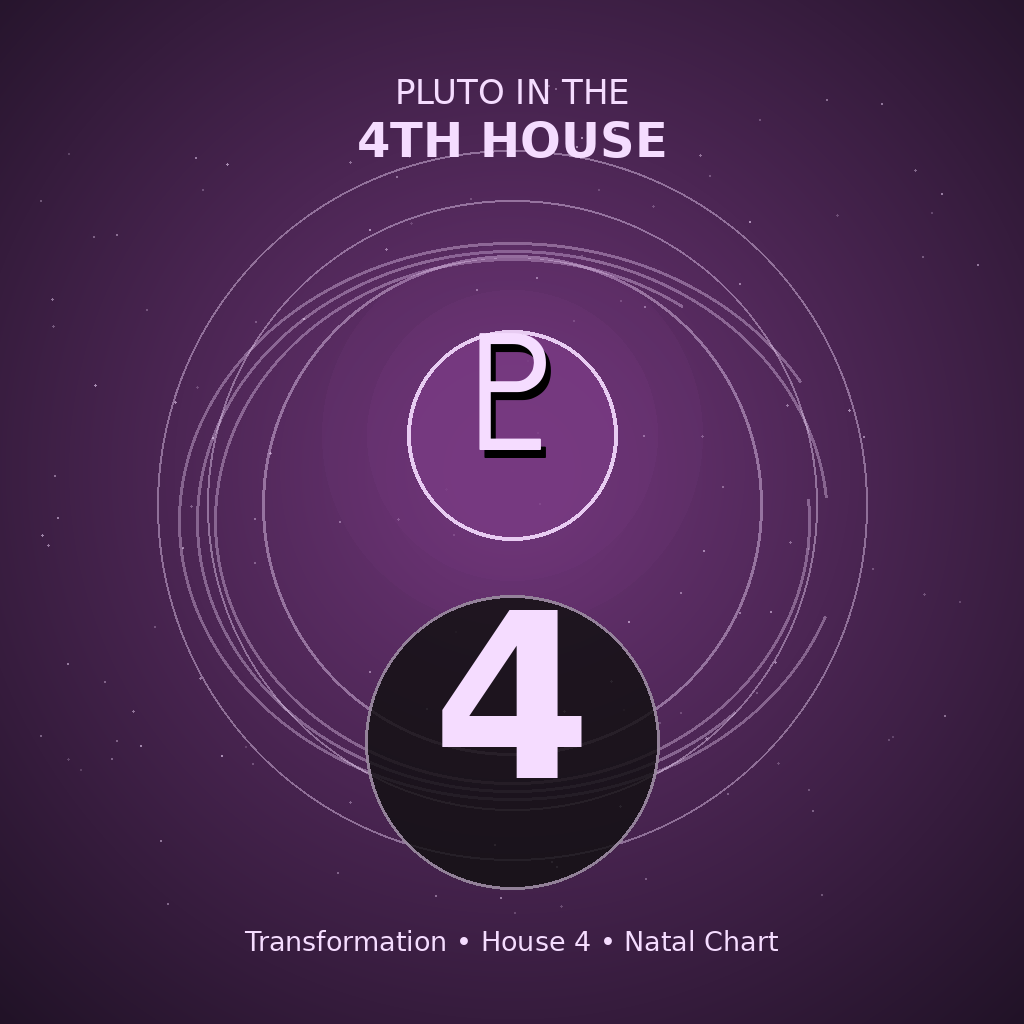 Pluto in the 4th House