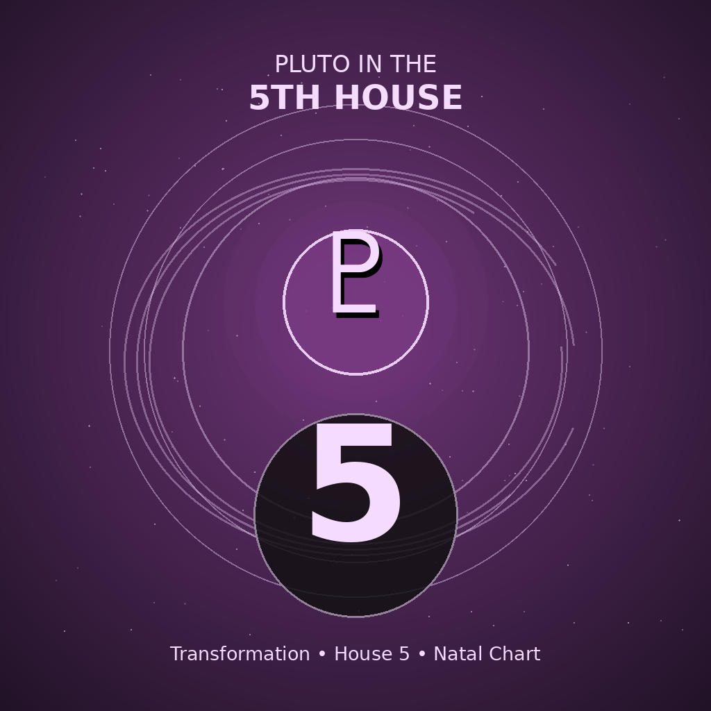 Pluto in the 5th House
