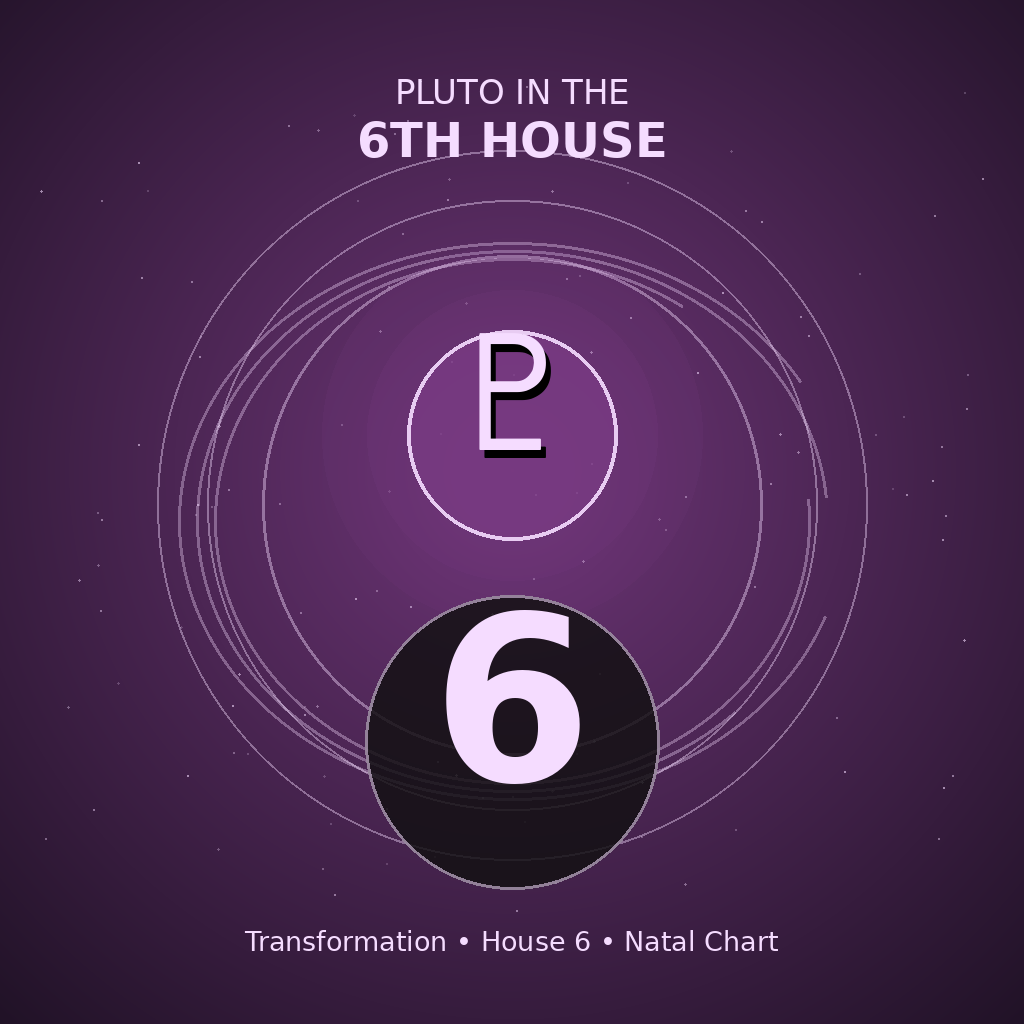 Pluto in the 6th House