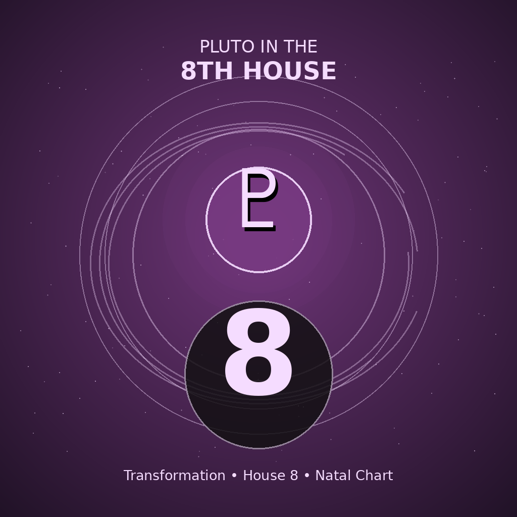 Pluto in the 8th House