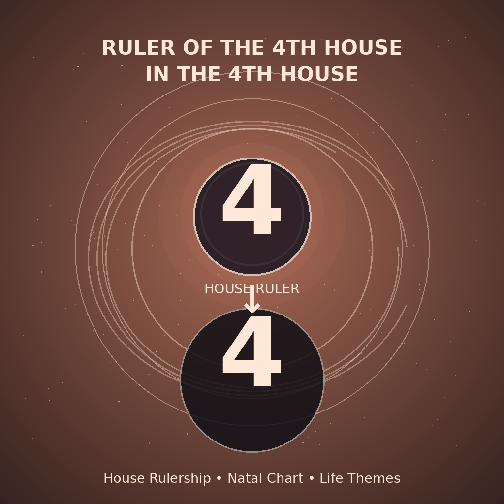 Ruler of the 4th House in the 4th House
