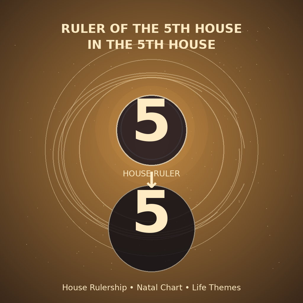 Ruler of the 5th House in the 5th House