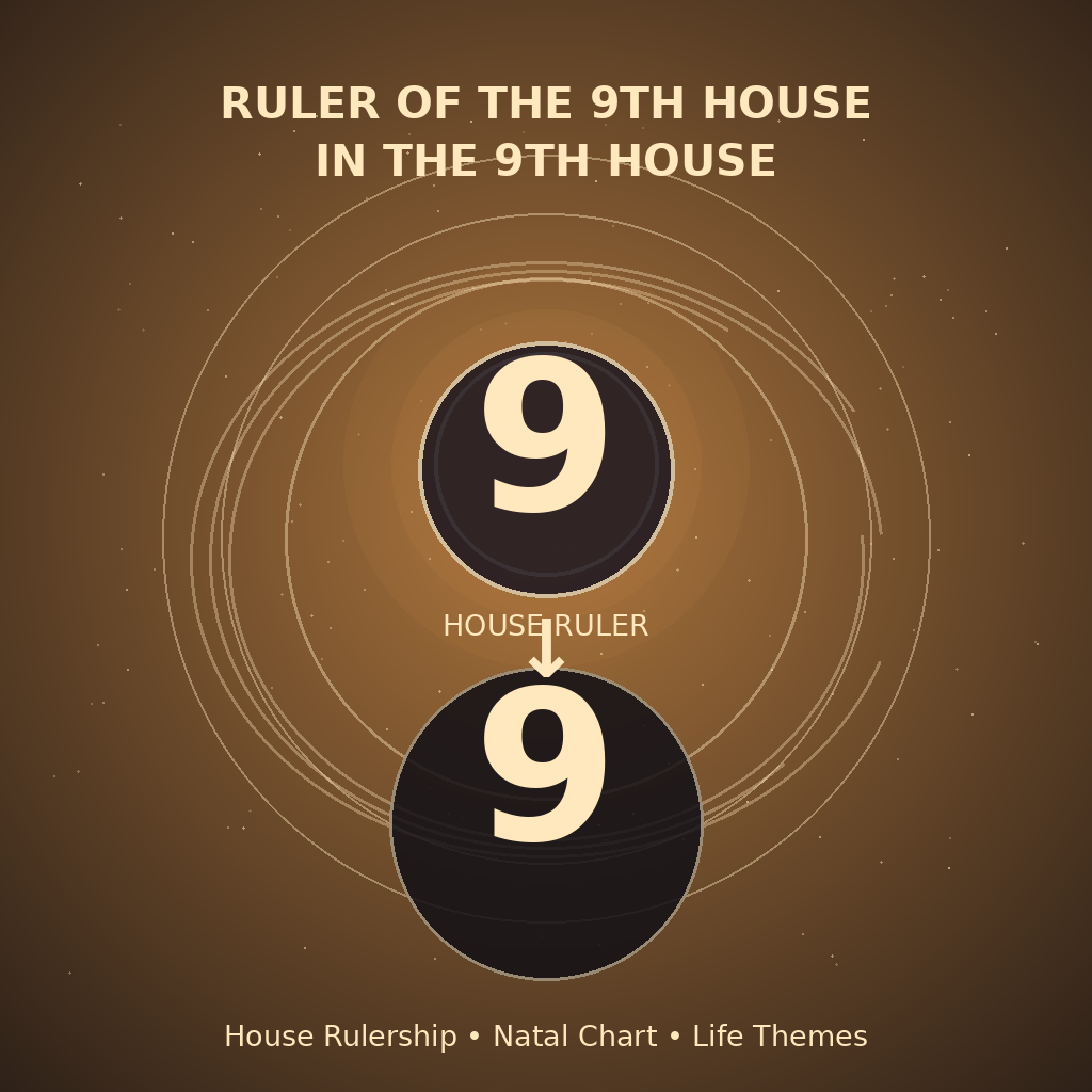 Ruler of the 9th House in the 9th House