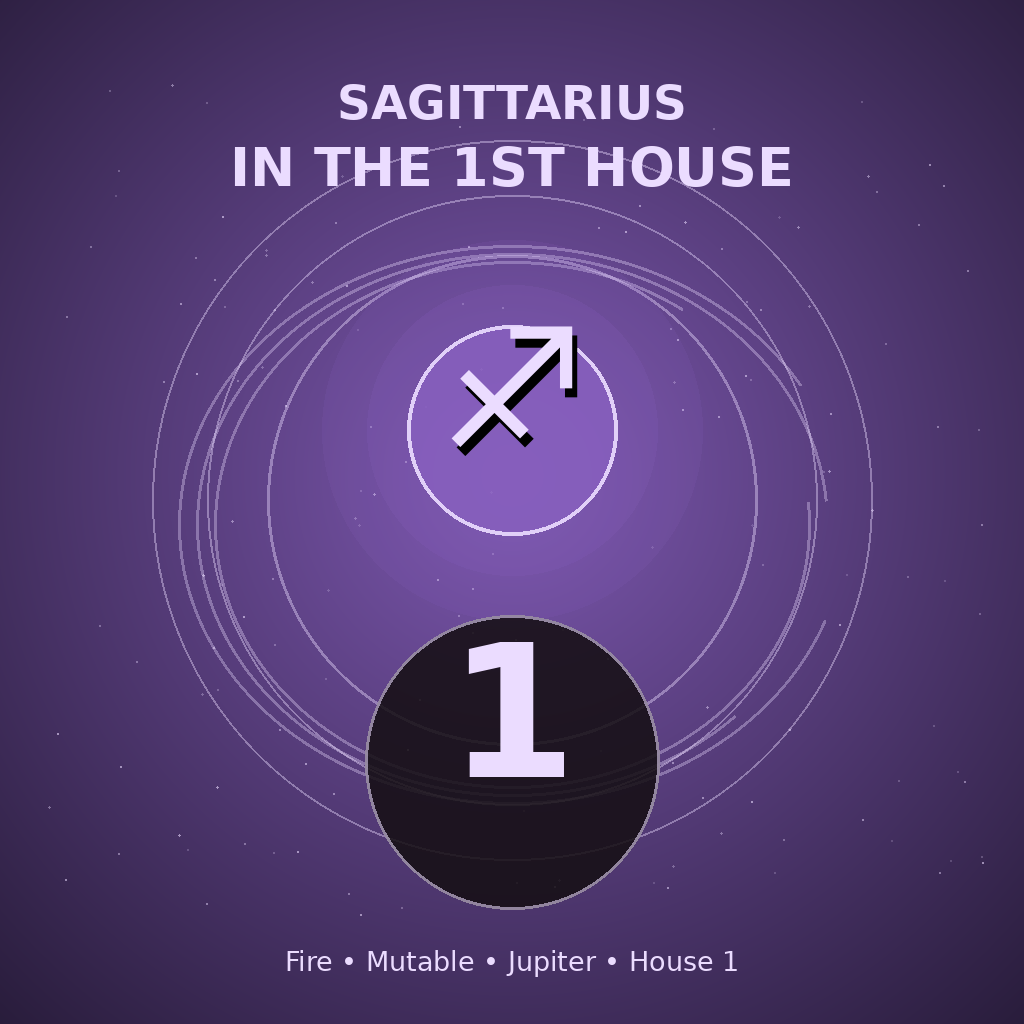 Sagittarius in the 1st House