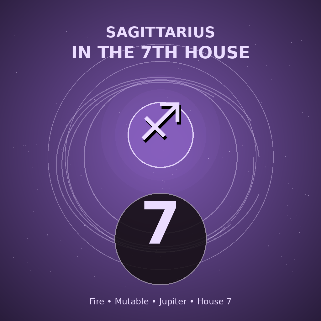 Sagittarius in the 7th House
