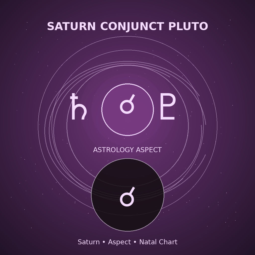 Saturn Conjunct Pluto