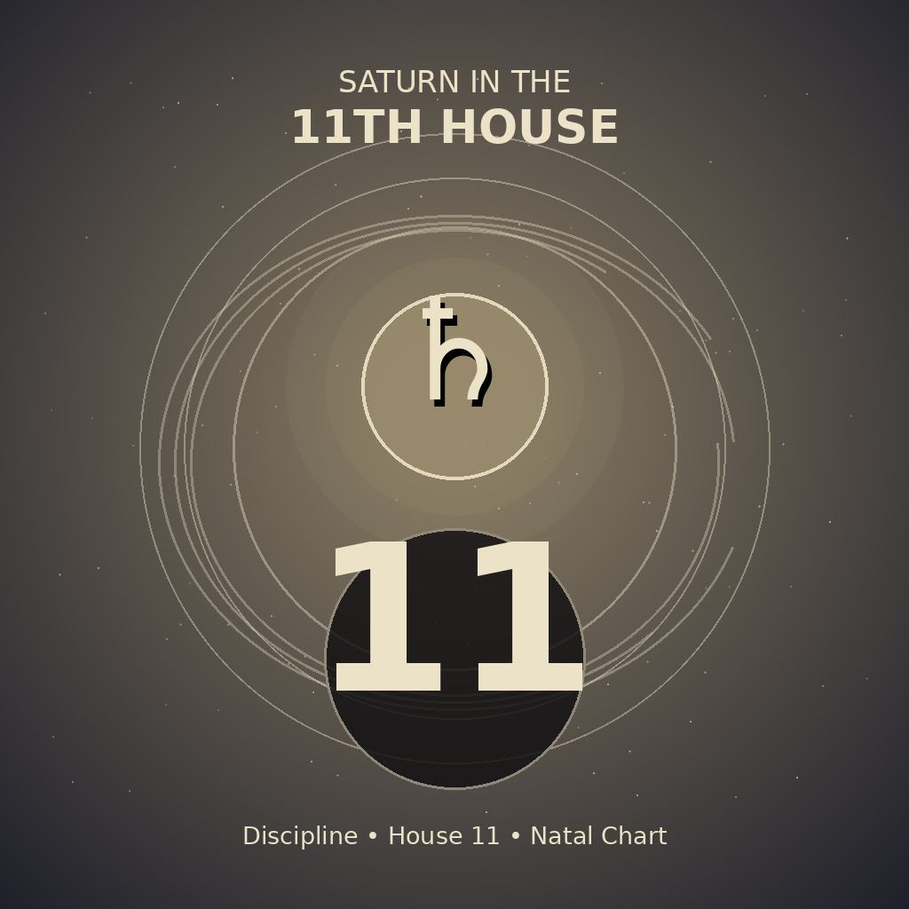 Saturn in the 11th House