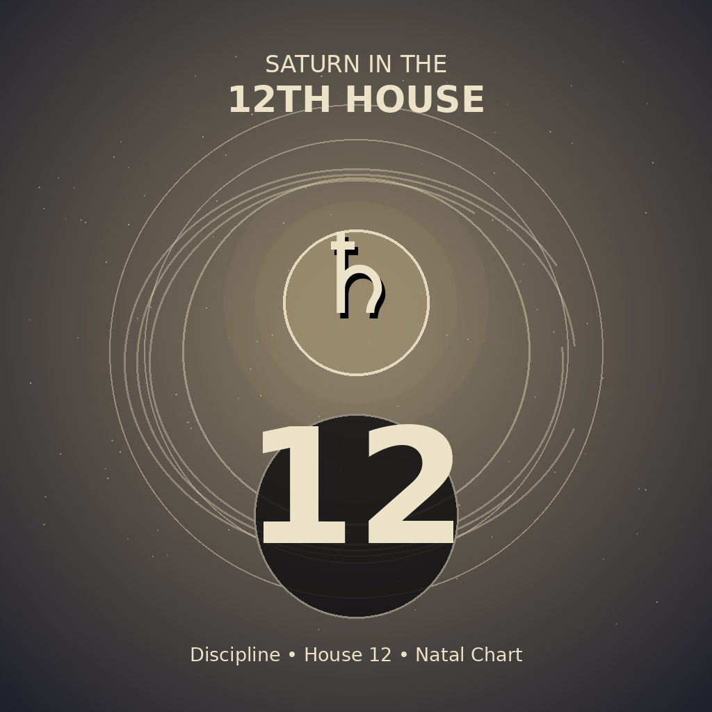 Saturn in the 12th House
