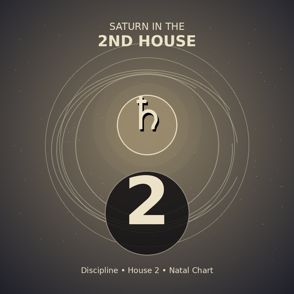 Saturn in the 2nd House