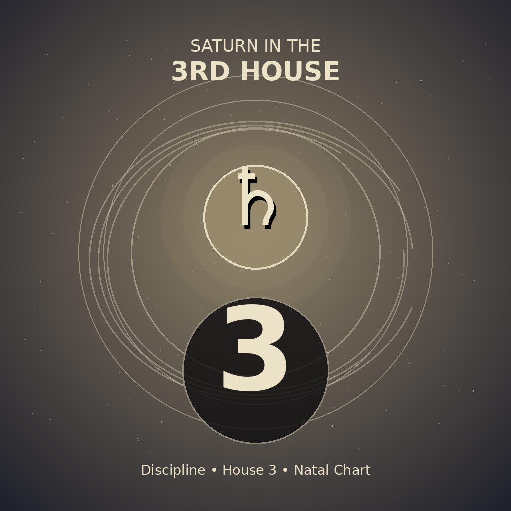 Saturn in the 3rd House