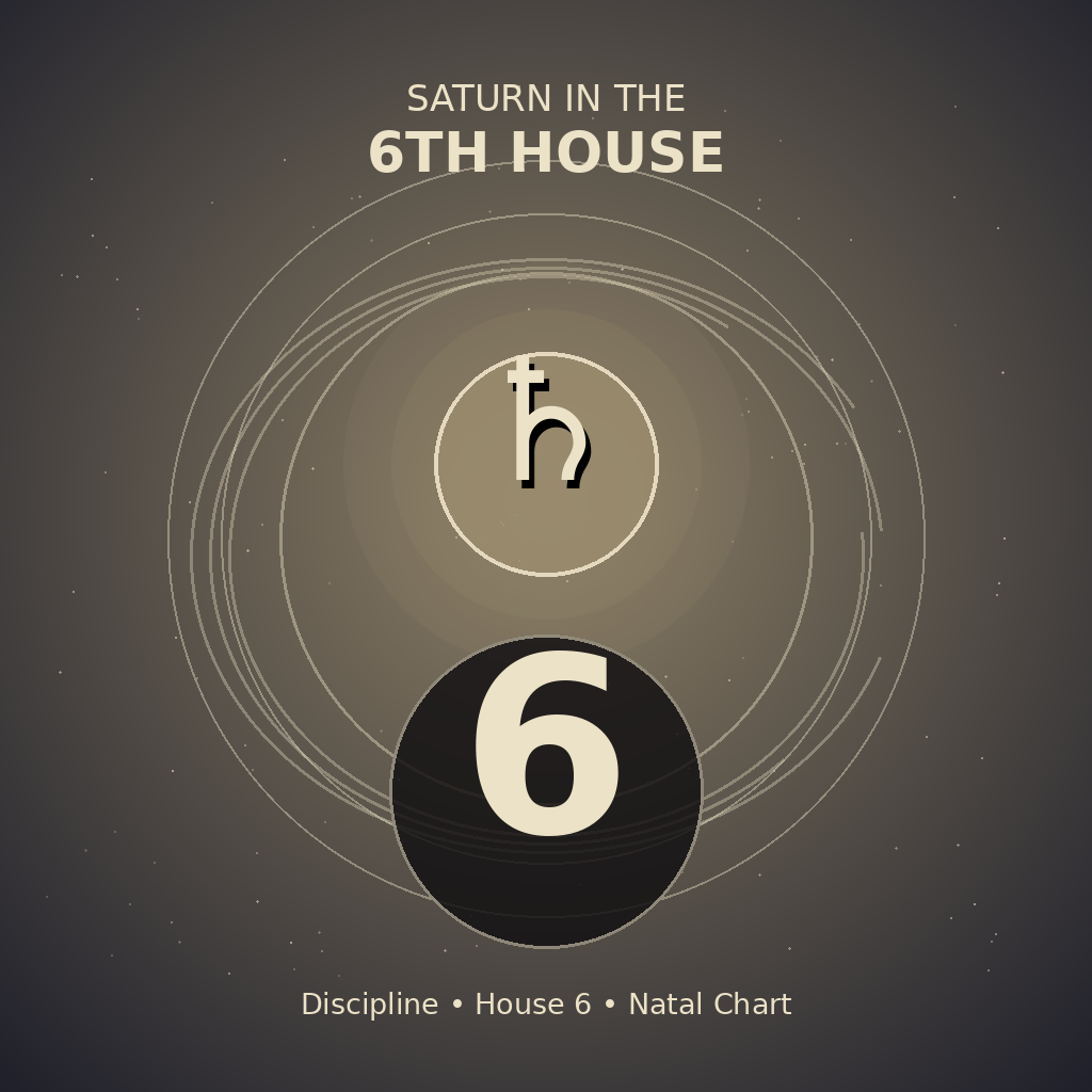 Saturn in the 6th House