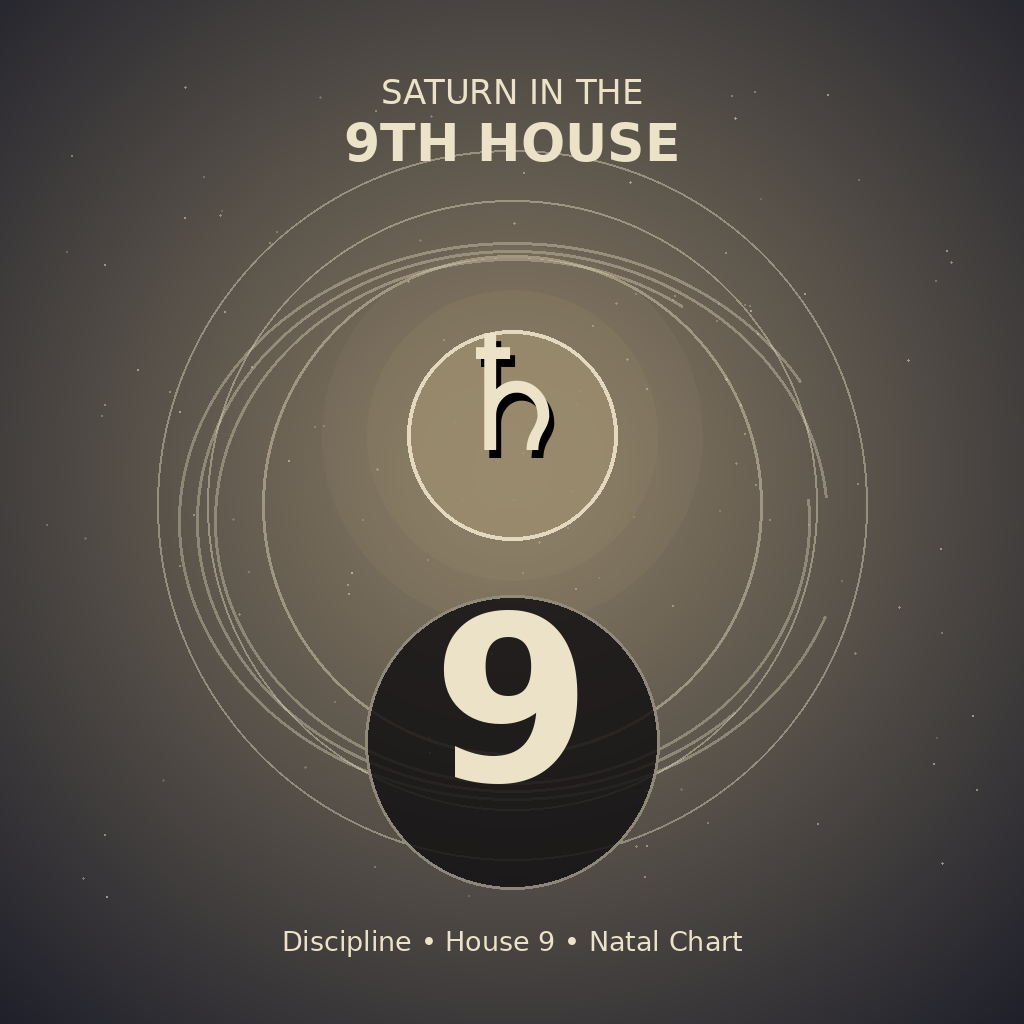Saturn in the 9th House