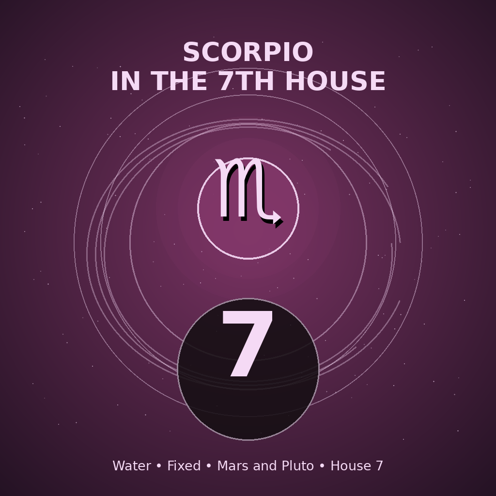 Scorpio in the 7th House