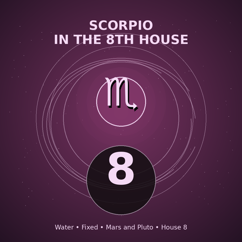 Scorpio in the 8th House