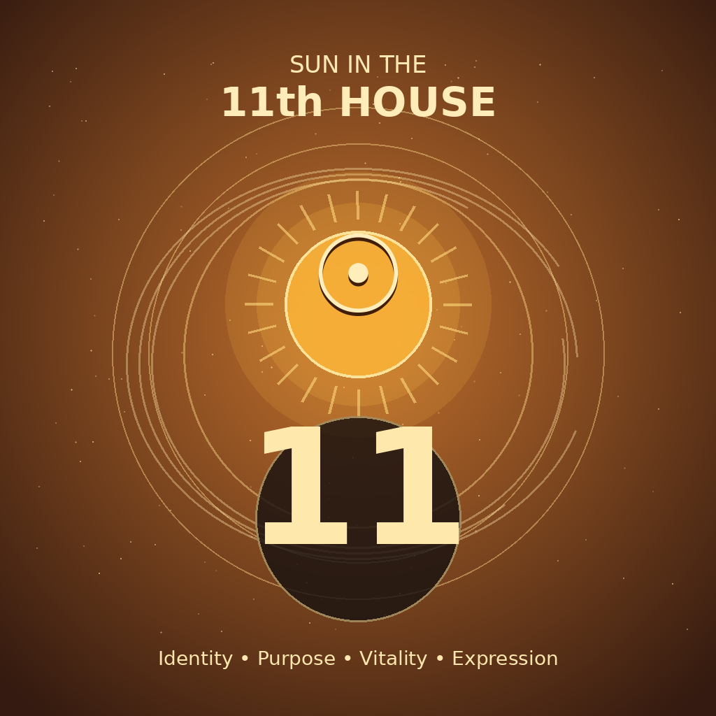Sun in the 11th House