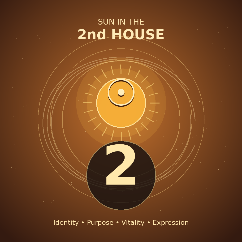 Sun in the 2nd House