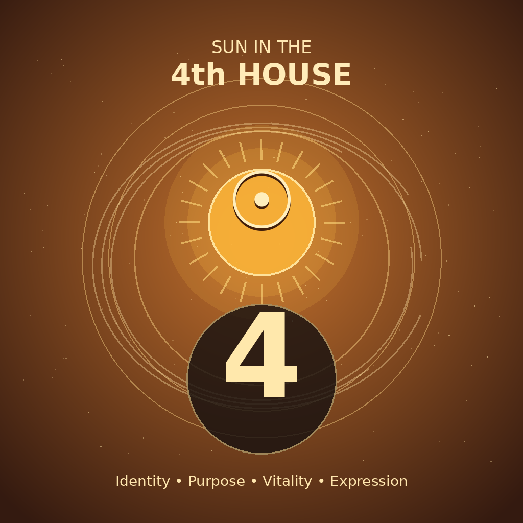 Sun in the 4th House