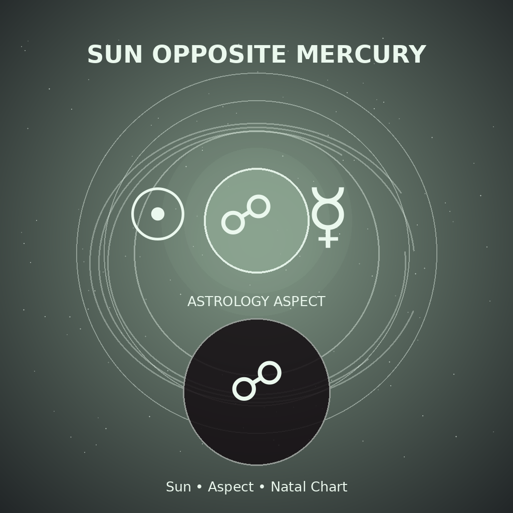 Sun Opposite Mercury
