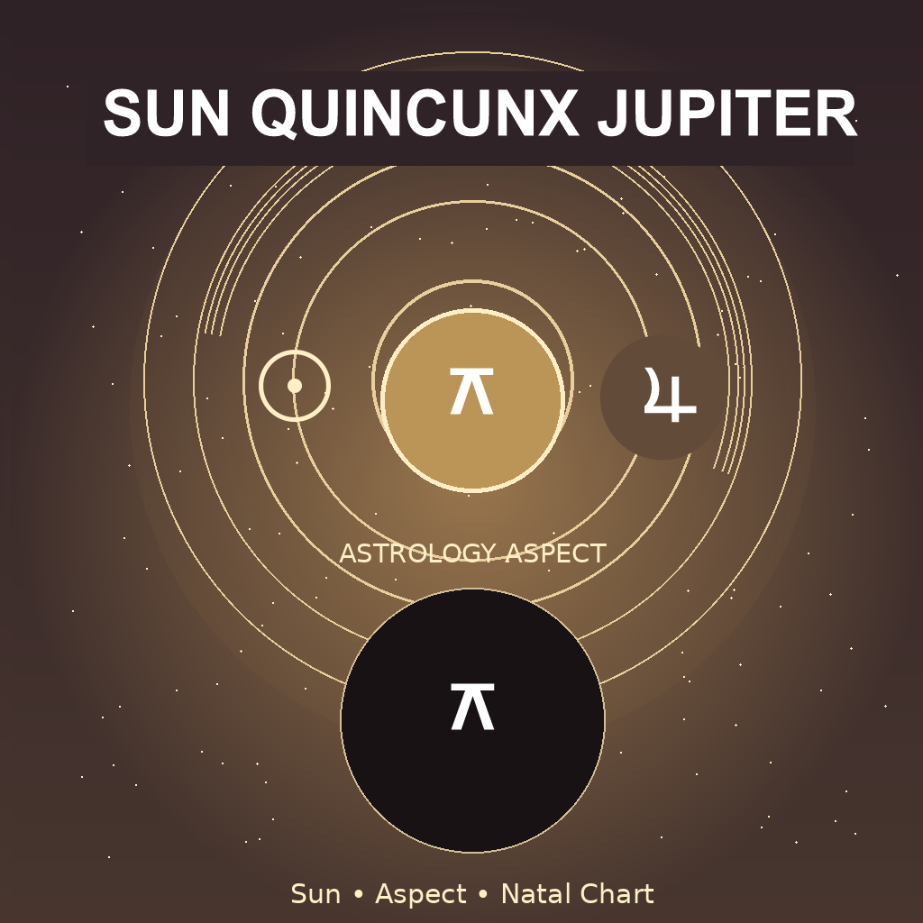 Sun Quincunx Jupiter
