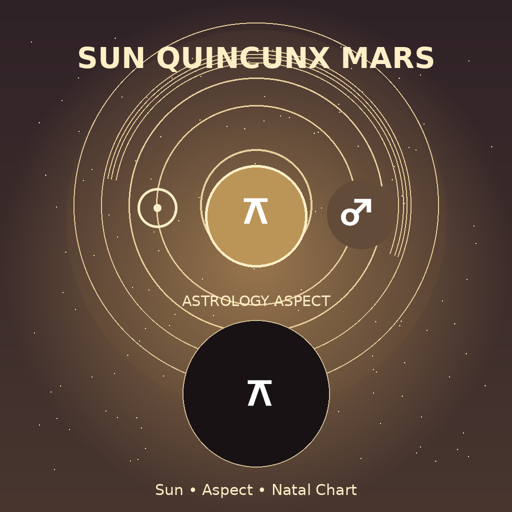 Sun Quincunx Mars