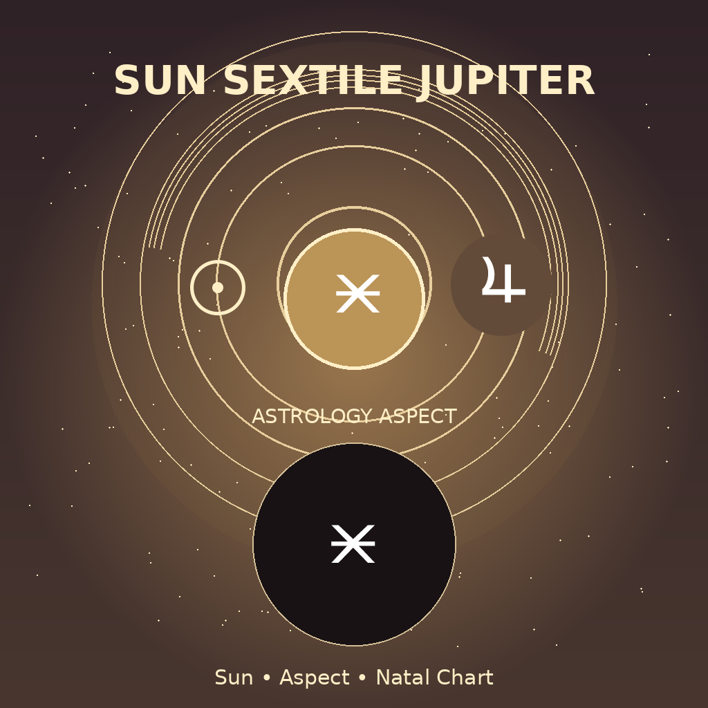 Sun Sextile Jupiter