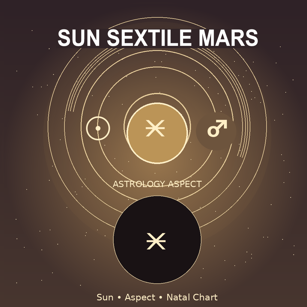 Sun Sextile Mars