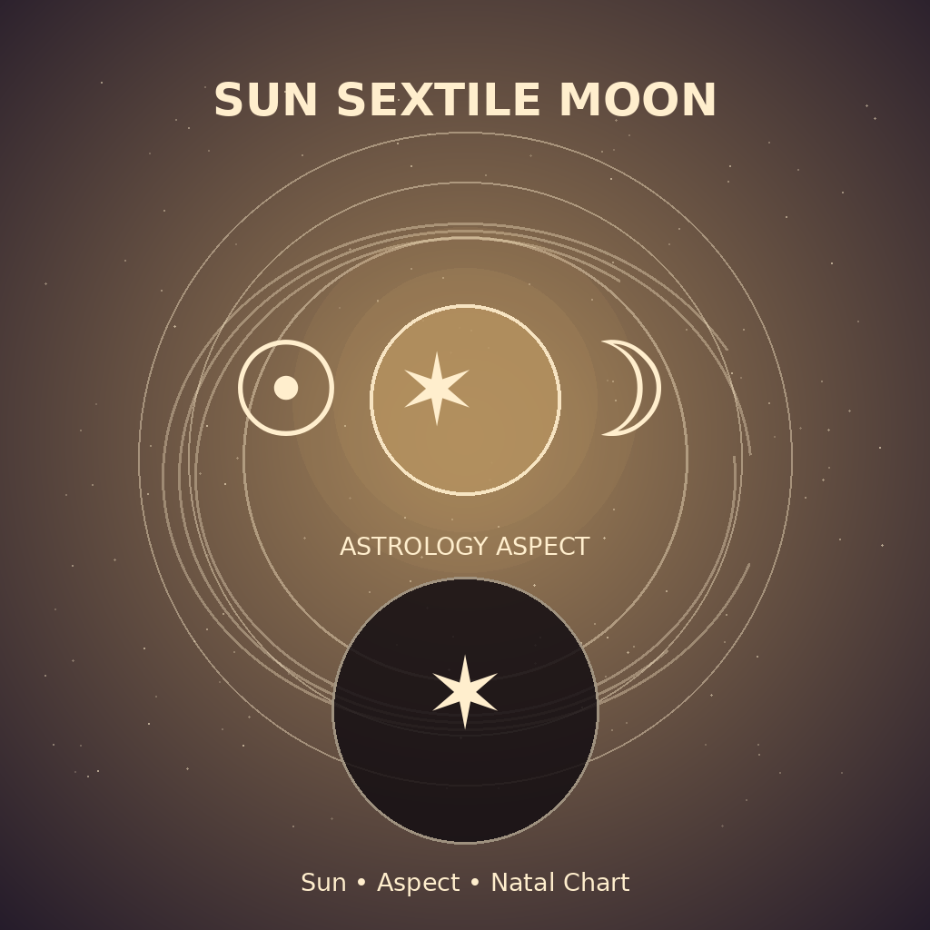 Sun Sextile Moon
