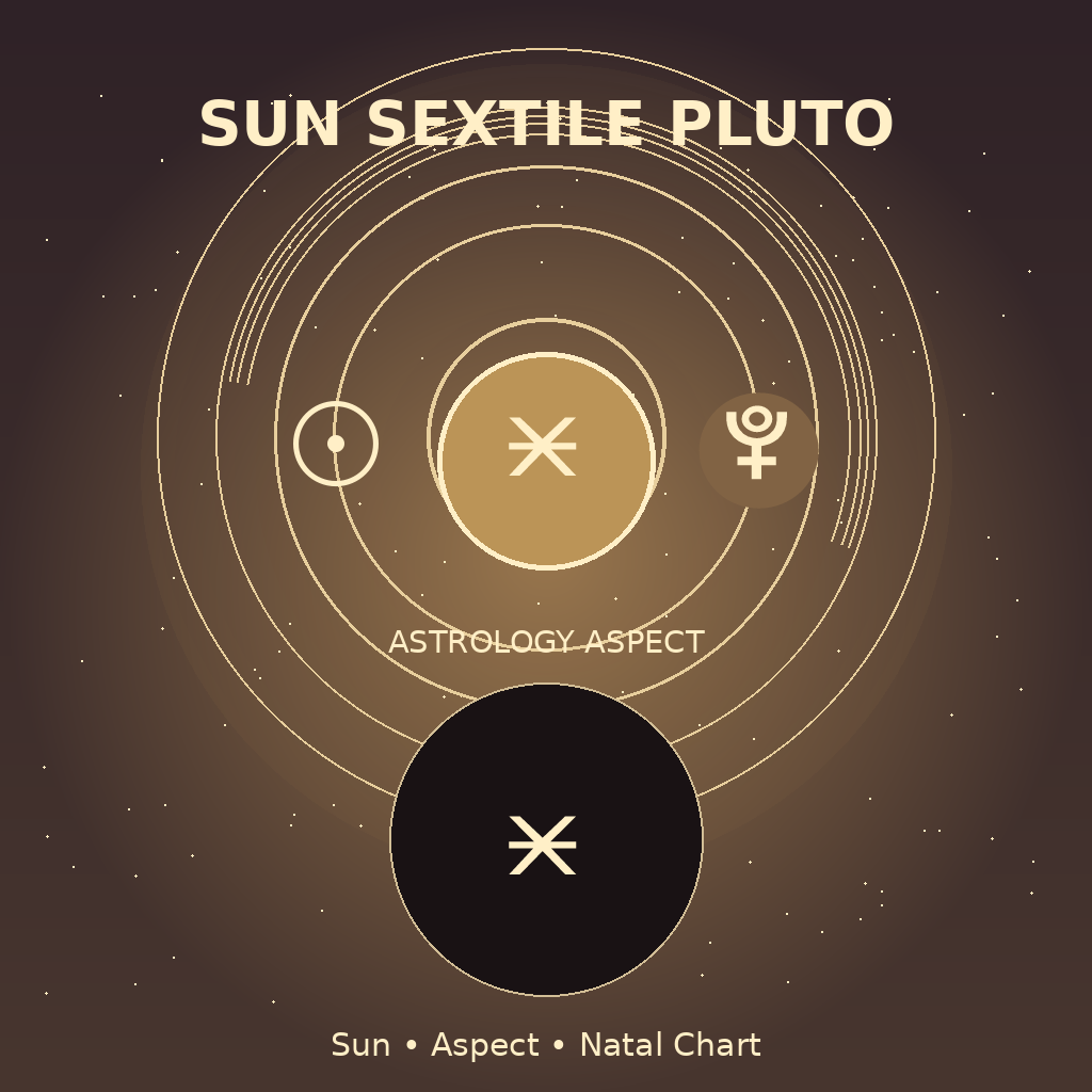 Sun Sextile Pluto